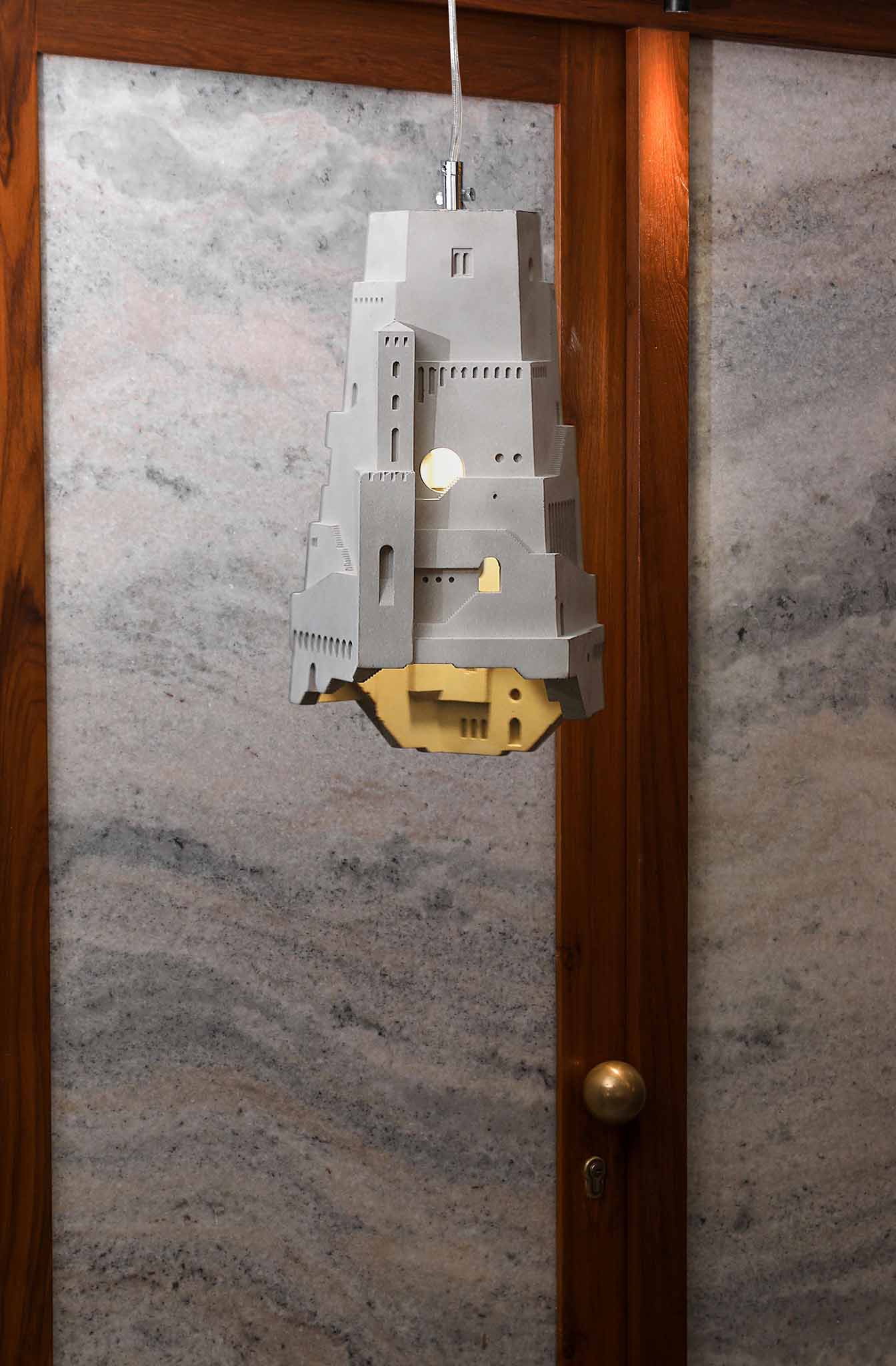 Bazaar- The Hanging Lamp Concrete Suspended Lamp Dining Table Light Ceiling suspended Lamp