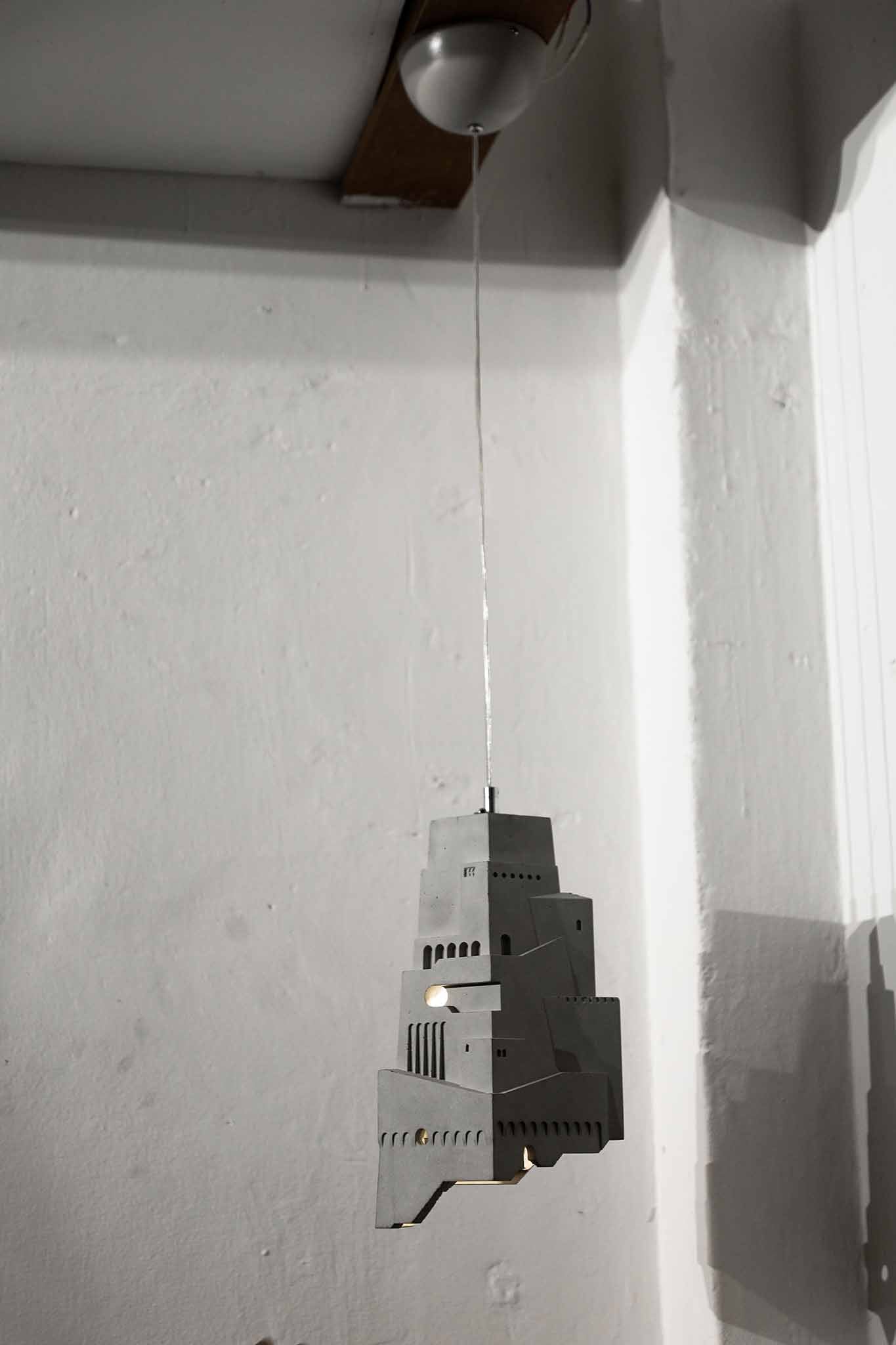 Bazaar- The Hanging Lamp Concrete Suspended Lamp Dining Table Light Ceiling suspended Lamp