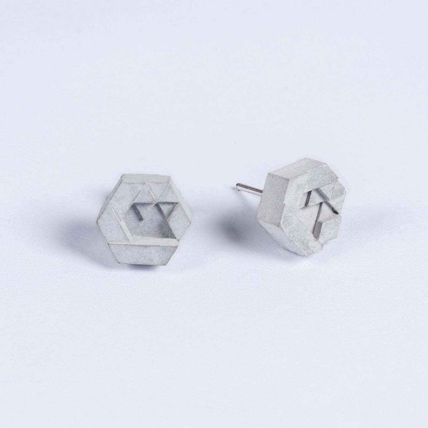 Micro Concrete Earrings #2
