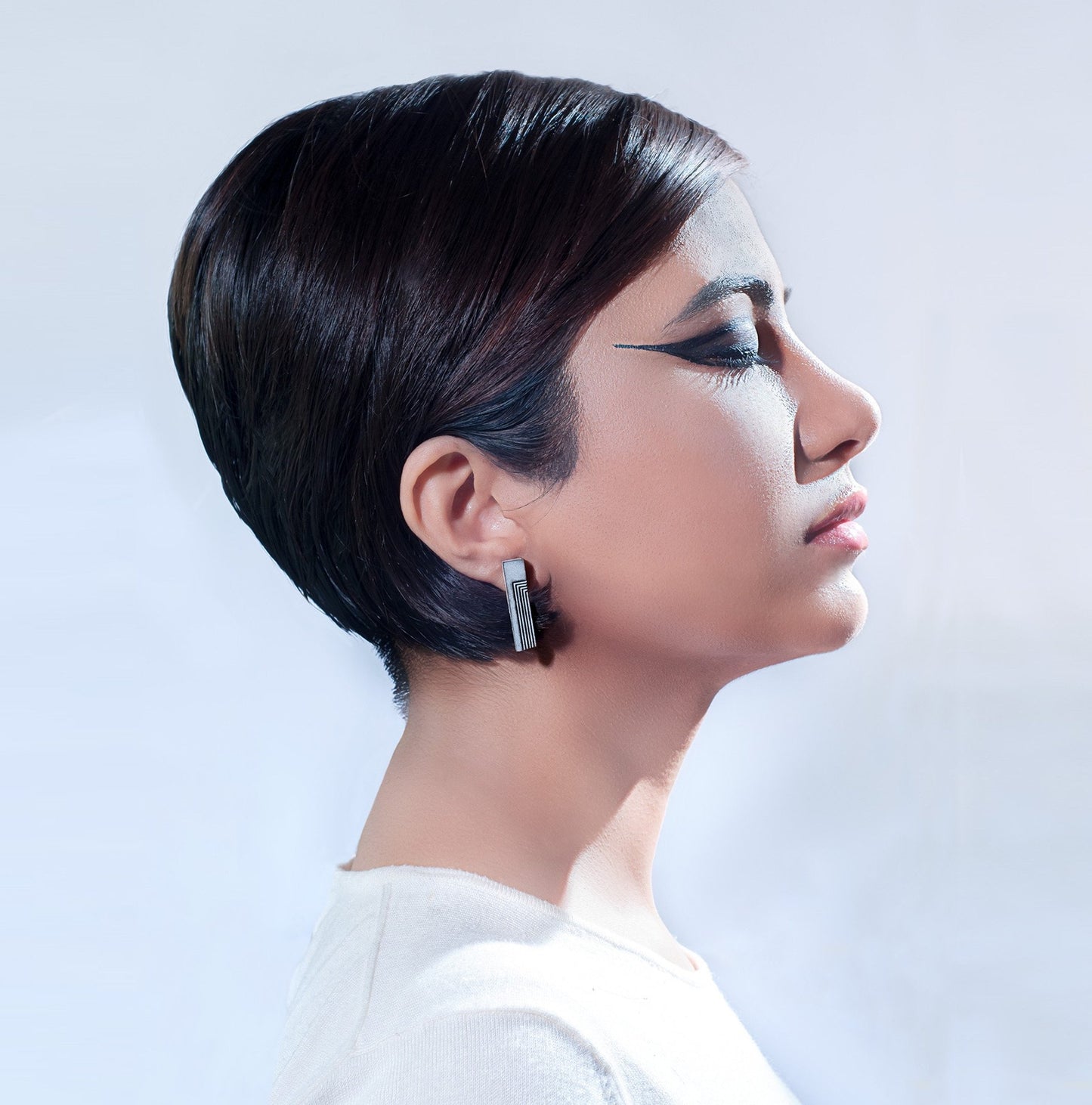 Micro Concrete Earrings #7