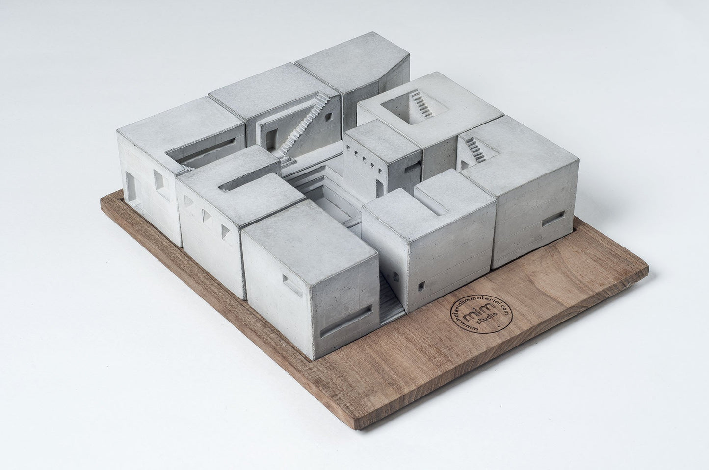 Miniature Concrete Homes (Complete Set)