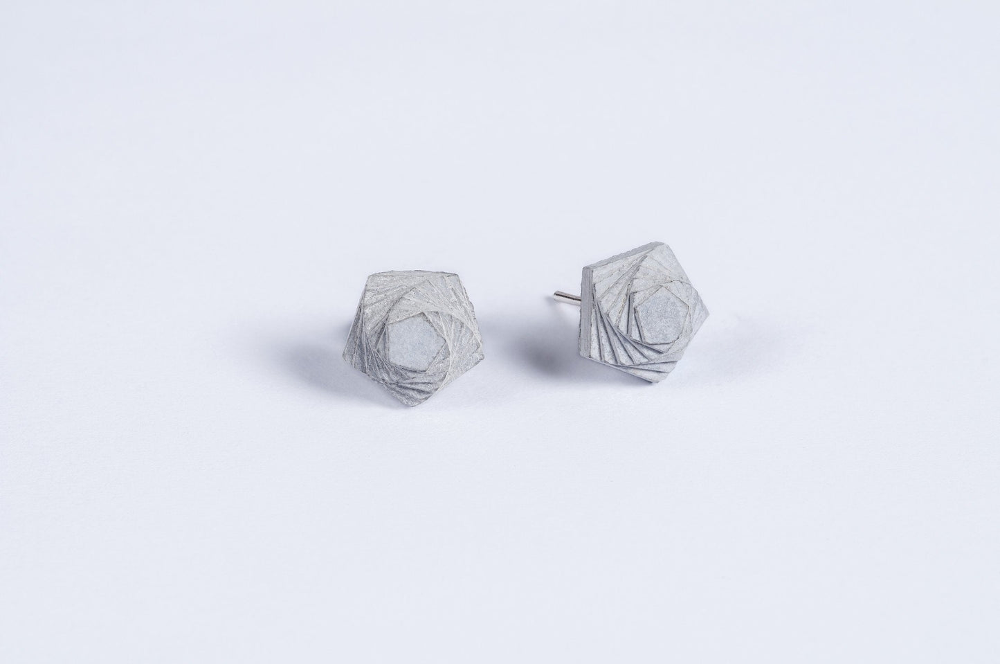 Micro Concrete Earrings #5