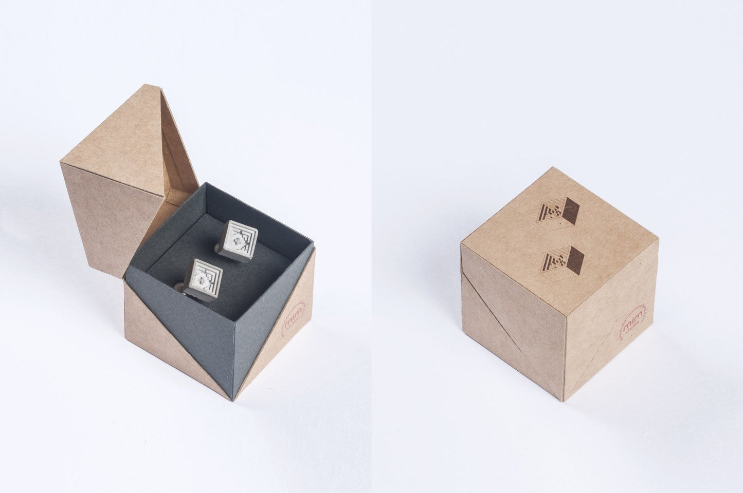 Micro Concrete Cufflinks #5