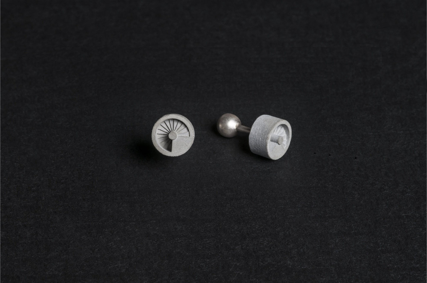Micro Concrete Cufflinks #9