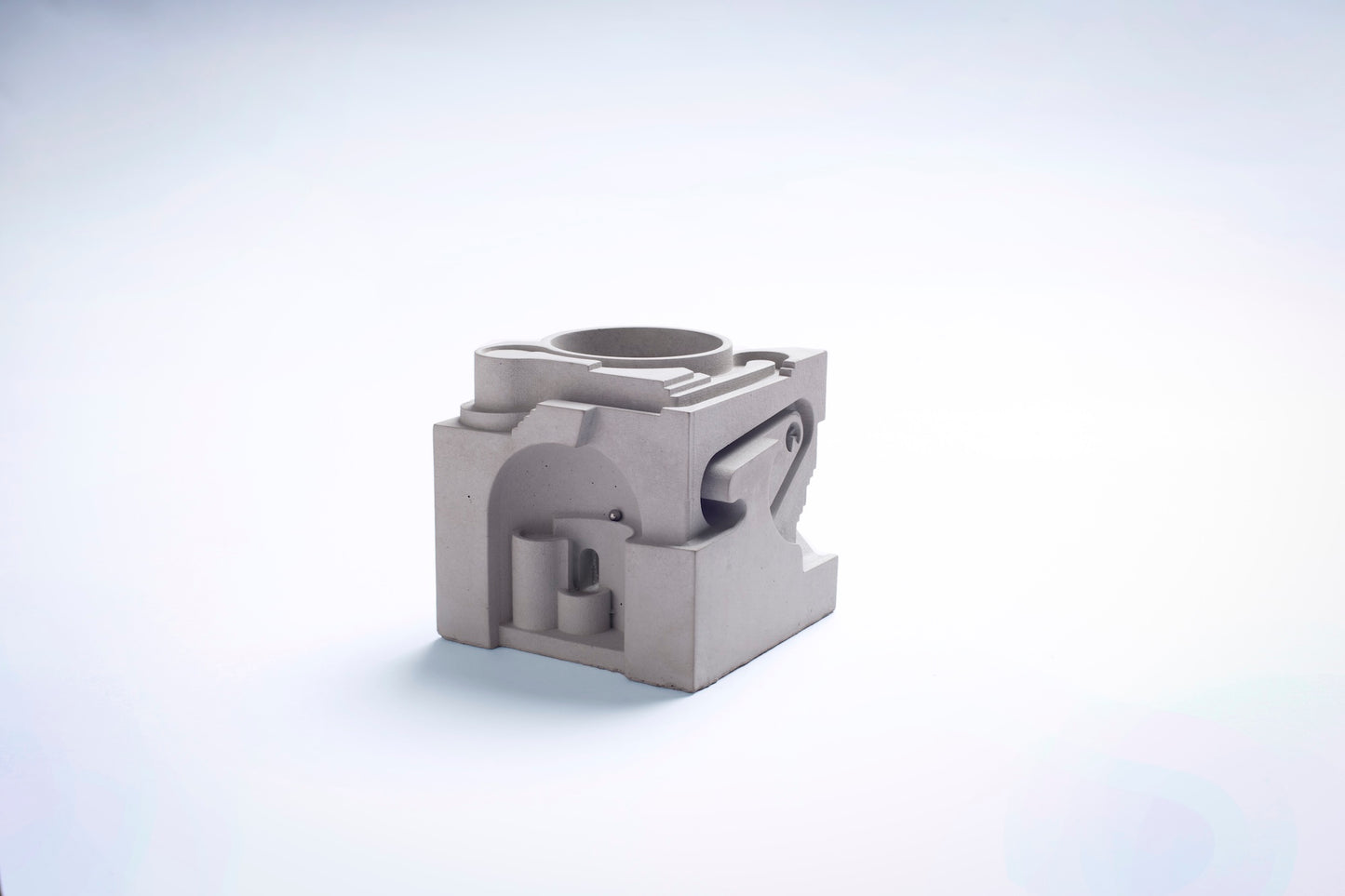 
                  
                    Twirl – Multi dimensional Brutalist Interactive Desk Companion Rolling ball sculpture
                  
                