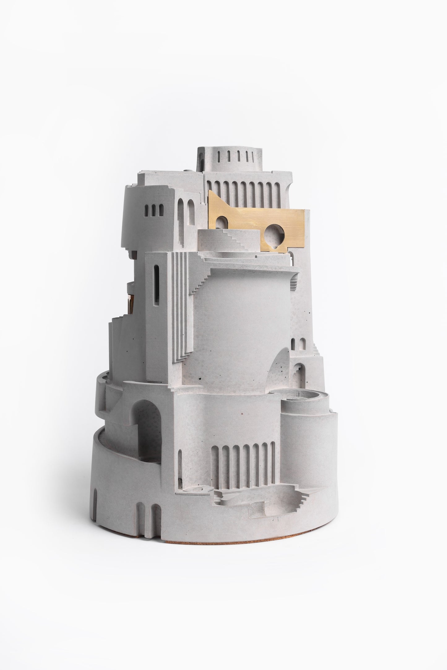 
                  
                    Fable – Two Paths One Journey 360° Architectural Kinetic Sculpture in Concrete and Brass for Architects and Creators
                  
                