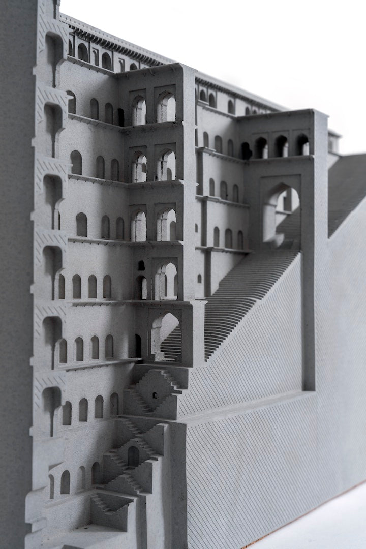 
                  
                    Neemrana Bawdi : Scaled Architectural Model ,Bawdi, Vav, Kund, Stepped wells of india, Neemrana palace, Stepwells of Rajasthan
                  
                