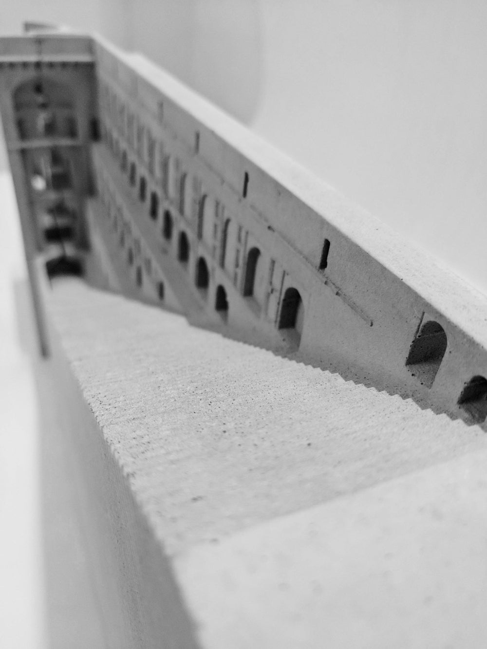 Agrasen ki Baoli Scaled Architectural model Bawdi Vav Stepped wells of india Stepwells of Delhi