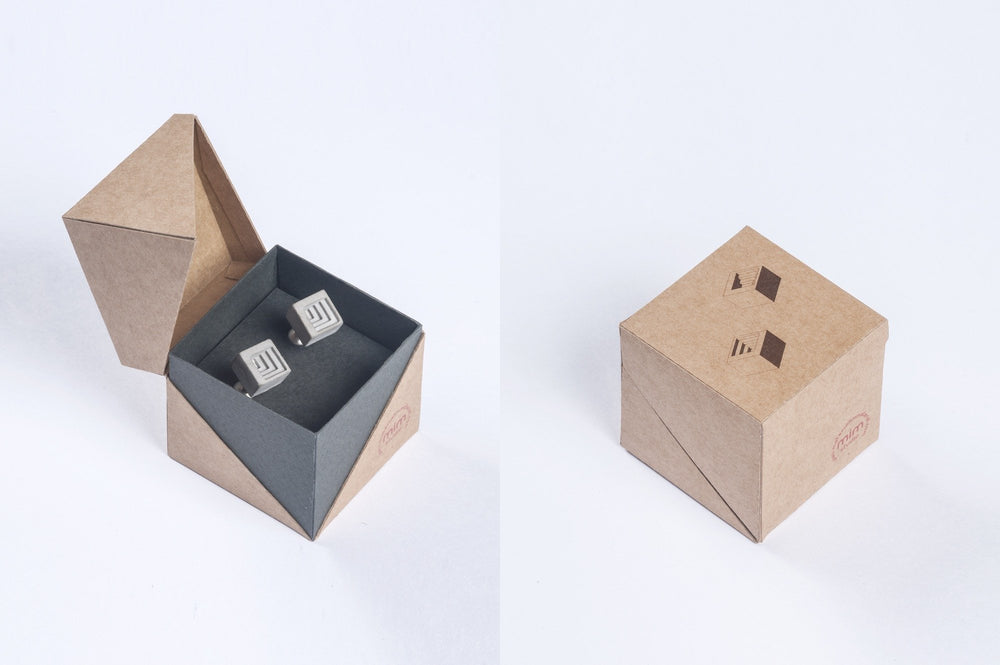Micro Concrete Cufflinks #4